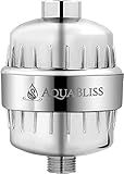 AquaBliss High Output Revitalizing Shower Filter - Reduces Dry Itchy Skin, Dandruff, Eczema, and Dramatically Improves The Condition of Your Skin, Hair and Nails - Chrome (SF100)