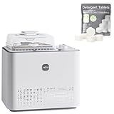 NCVI Baby Bottle Washer Sterilizer and Dryer Holds 6 Bottles & Pump Parts, Hospital-Grade Steam Sanitizer for Newborn & Multiple Feedings, Large Clean Machine for Busy Moms, Fast 19/49min Wash Cycles