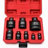 1/4" 3/8 1/2 3/4" Impact Socket Adapter Set, CR-MO Drive Reducer Conversion