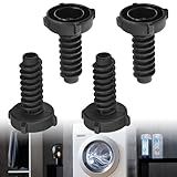 4 Pcs DC61-01722B Adjuatable Legs Rubber Pad Pedestal Feet Bottom Foot for Samsung Washing Machines Leveling Leg Replacement Parts, Replace AP5578287 PS4206427 EAP4206427