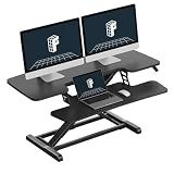 FLEXISPOT Standing Desk Converter, 42", Black