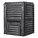 VEVOR Garden Compost Bin 80 Gal, BPA Free Composter, Large Capacity Outdoor Composting Bin with Top Lid and Bottom Door, Easy Assembling, Lightweight, Fast Creation of Fertile Soil
