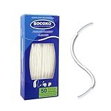 BOCOKO 50 Count Hearing Aid Cleaner Ready-to-Use Stands Effective Thread-Fine Instrument Cleaning Kits for Hearing Devices (50)