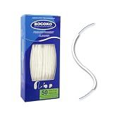 BOCOKO 50 Count Hearing Aid Cleaner Ready-to-Use Stands Effective Thread-Fine Instrument Cleaning Kits for Hearing Devices (50)
