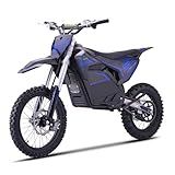 KOOZ 72V 5000W Electric Dirt Bike for Adults & Teens, 50MPH Top Speed, 40 Miles Range, E Dirt Bike with Dual Hydraulic Brakes&Full Suspension,Electric Motorcycle for Road Sand Mountain Snow. (Blue)