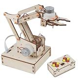 Robot Arm Kits Robotics for Kids Ages 8-12-14-16 Teens Adults STEM Toys Building Engineering Cool Stuff Gadgets Birthday Gifts 9 10 11 13 14 15+ Year Old Boys Grils DIY Science Project Mechanical Hand