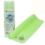 FROGG TOGGS Mens Chilly Pad, Instant Cooling Towel, Long Lasting, Reusable, Sports And Outdoors Neck 33x13, Hivis Lime Green, 33x13 US