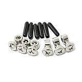 Pro Bamboo Kitchen 6 Sets Replacement Screws and End Caps for Speed Cable Jump Ropes