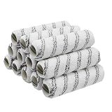 Amazon Basics Microfiber Paint Roller Covers for Painting Walls, Ceilings and House, Smooth Finish, Washable, 9" x 3/8", 12-Pack