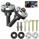10Pcs Conversion Angle Grinding adapter Connecting Rod kit for Electric Dril, Angle Grinder Tool Drill Arbor Mandrel Adaptor with Replacement Grinder Flange Nuts & Spanner Wrench Conversion Tool(10mm)