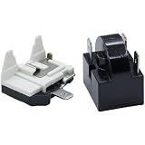 QP2-4R7 QP2-4.7 4.7 Ohm PTC Starter Relay & Overload Protector 3 Pin Fits Whirlpool Frigidaire Kenmore Galanz Haier Maytag Mini Fridge & Wine Cooler