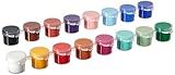 Delta Creative Paint Pots Set with Paint and Brush for Outdoors, (16 Colors)