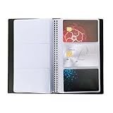 ZUFECY Business Card Organizer Business Card Holder Book, Portable Business Card Binder File Sleeve Storage, Business Card Holders,120 Cards