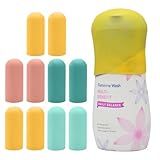 TRANOMOS 10 Pack Silicone Bottle Covers Travel Essentials for Women Men, Beach Vacation Essentials, Travel Size Toiletries Accessories, Cruise Ship Essentials 2025, Must Haves, Leak Proofing