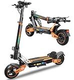 Electric Scooter for Adults, 1200W Peak Motor Fast E Scooter, 10" Off-Road Tires, Up to 30 MPH & 35 Miles Long Range, 48V 18.2AH Battery, Heavy Duty 300+ lb Capacity, Foldable Commuter E-Scooter