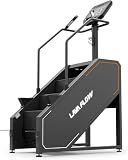 GMWD Stair Stepper Machine, Commercial Grade Stair Climber with Bluetooth, Stair Machine for Cardio, 15 Resistance Levels, 24-164 Steps/Min, Exercise Machine with LED Display for Home