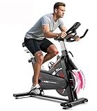 Exercise Bike, WENOKER Magnetic Resistance Stationary Bike for Home, App Supported Indoor Bike with Whisper Quiet, Heavy Flywheel and Upgraded Digital Display