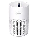 Air Purifiers for Home, H13 True HEPA Filter for Pollen, Smoke, Dusts, Pets Dander, Odor, Hair, Ozone Free, 20db Quiet for Bedroom, Living Room, SGS Certificaion - AC400 White