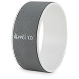 Wellrox 12-Inch Yoga Wheel - Back Cracker, Roller for Pain Relief - Grey
