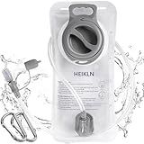 HEIKLN Hydration Bladder 2 Liter,Water Bladder for Hiking Backpack,Leak Proof Water Bladder Bag, BPA Free Military Water Storage Bladder, Hydration Pack for Bicycling Hiking Camping Hunting Running