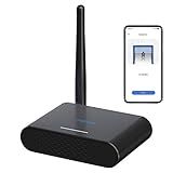 meross Smart Garage Door Opener Remote with External Antenna, Compatible with Amazon Alexa, SmartThings, Control Up to 3 Single Doors(Non HomeKit Versions with 2 Door Sensors)