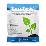 TerraTonic Biochar: Organic Compost Accelerator with Beneficial Microbes for Faster Decomposition. Biochar Soil Amendment for Lawn & Garden. 4QT Covers Up to 133QT Compost Feedstock.