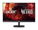 acer Nitro 27 Inch Full HD 1920 x 1080 ZeroFrame Design Gaming IPS Monitor | AMD FreeSync Premium | 200Hz Refresh | Up to 0.5ms | 1 x Display Port 1.2 and 2 x HDMI 2.0 Ports | KG271 X1biip