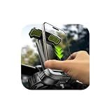 LISEN Bike Phone Holder, [Super Easy Install] Motorcycle Phone Mount Ebike Accessories Bicycle Handlebar Holder Mount Gifts for Adults Kids Men Mountain Mini Bike Scooter Gear Accessories, Black