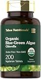 Carlyle Chlorella Blue Green Algae 250mg | 200 Tablets | Vegetarian, Non-GMO, Gluten Free Supplement | Tahoe Nutritionals