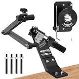 Lawn Mower Blade Sharpener & Lawn Mower Blade Balancer, 15°-45° Adjustable Mower Blade Sharpener and High Precision Magnetic Mower Blade Balancer for Many Types of Mower Blade, Black