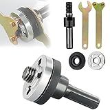 Electric Drill Angle Grinder Connecting Rod Set, 2025 New Angle Grinder Tool Drill Arbor Mandrel Adaptor with Replacement Grinder Flange Nuts and Spanner Wrench Conversion Tool (1, 10mm)