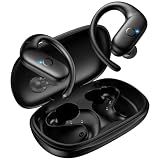 Sport Wireless Earbuds,60Hrs BT5.4 ENC IPX7 Waterproof Earhooks Deep Bass