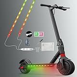2 Strip Electric LED Bicycle Scooter Lights Night Cycling Colorful Lamp Waterproof Safety Skateboard Scooter Lights