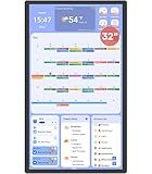 Cozyla Mate Digital Calendar+ 2: 32 Inch Wall Touch Screen Chore Chart Customize Dashboard Smart Electronic Calendar for Family Schedules Meal Planner Supports All Google Play Apps Wall Mount Black