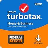 [Old Version] TurboTax Home & Business 2022 Tax Software, Federal and State Tax Return, [Amazon Exclusive] [PC/MAC Download]