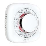 SHYEEH Smoke Detector, Fire Alarms Smoke Detectors, Smoke Alarm Battery Powered, Portable Smoke Detectors with LED Indicator, MY-S05, 1 Pack