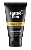 Tattoo Goo Tattoo Care Lotion, 2 oz, Soothes Itch & Irritation, Hydrate & Preserve Color, Non-Greasy Moisturizer, Aftercare Lotion with Olive Oil & Panthenol, No Petroleum or Mineral Oil