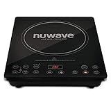 Nuwave Pro Chef Induction Cooktop, NSF-Certified, Commercial-Grade, Portable, Powerful 1800W, Large 8” Heating Coil, 94 Temp Settings 100°F - 575°F in 5°F, Shatter-Proof Ceramic Glass Surface