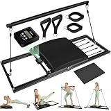 laapee Pilates Board, Foldable Pilates Reformer Set