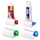 IDM-UTSL Toothpaste Squeezer, Set of 4 Tube Roller Squeezer, Dispenser, Simple and Practical