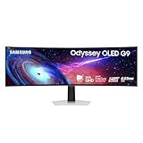 Samsung 49" Odyssey OLED (G93SC) Series Curved Gaming Monitor w QD-OLED, 240Hz, 0.03ms, DQHD, G-Sync Compatible, AMD FreeSync Premium Pro,Height Adjustable Stand,3 Yr Warranty,LS49CG932SNXZA