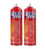 AmzBoom Fire Extinguisher 2-Pack with Mounting Bracket for Home, Kitchen, Car, Grill - Portable Small A, B, C, K Fire Extinguisher - 8-in-1 - Prevents Reignition.