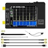Portable Tinysa Spectrum Analyzer, AURSINC V0.3.1 Handheld Frequency Analyzer, Signal Generator 100kHz to 960MHz MF/HF/VHF UHF Input ESD Protected Function with 2.8 inch Touchscreen