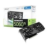 PNY NVIDIA GeForce RTX™ 5060 Ti OC Dual Fan, Graphics Card (16GB GDDR7, 128-bit, Boost Speed: 2692 MHz, SFF-Ready, PCIe® 5.0, HDMI®/DP 2.1, 2-Slot, NVIDIA Blackwell Architecture, DLSS 4)