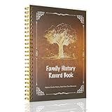 Family History Record Book - My Family Tree & Genealogy Planner, Personalized Scrapbook Journal for Recording Ancestors, Family Members, and Memories, Unique Gift for Heritage Keepsake