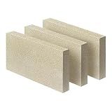 Woodstove Firebricks, Fire Bricks, Size 9" X 4-1/2" X 3/4", High Temperature Resistant Fire Bricks Replacement for Wood Stoves, 3 Pieces