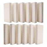 12 Pieces Insulating Fire Brick for Ovens, Kilns, Blacksmith, Fireplaces, Forges 9" x 4.5" x 1.25" 2300F Rated Insulating Fire Bricks