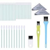 45 Pcs Cell Phone Cleaning Kit, Wisdompro USB Charging Port Cleaner and Headphone Jack Brush Tool Set Compatible with iPhone, iPad, Airpod, Laptop and Other Electronics