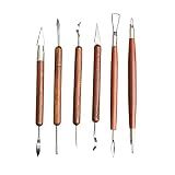 S & E TEACHER'S EDITION 6 Pcs Pottery & Clay Sculpting Tools