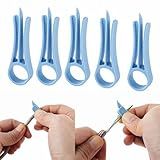 5 PCS Network Cable Untwist Tool,Wires Separator Tools, Wire Straightener Engineer Wire Straightener for CAT5/CAT5e/CAT6/CAT7 Wires Pair Separator Tools Quickly Easily Untwists (blue)